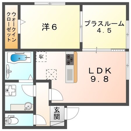 エスポワール・光の物件間取画像